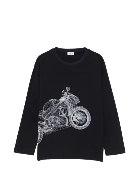 Il Gufo プリント ロングTシャツ