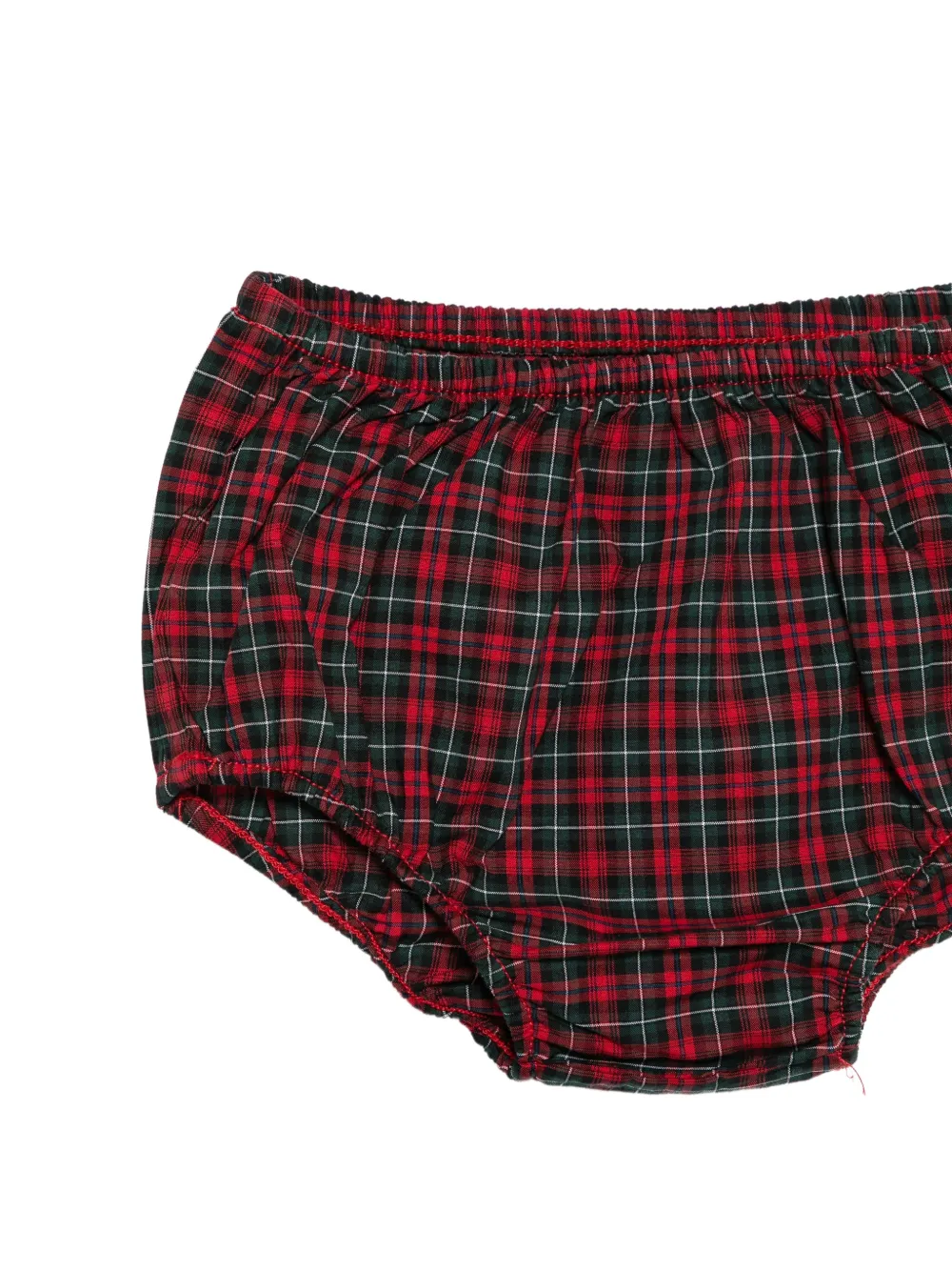 POLO RALPH LAUREN KIDS tartan smocked dress set Rood