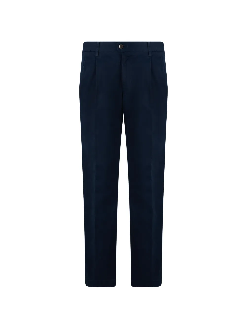 slowear pleated straight-leg trousers
