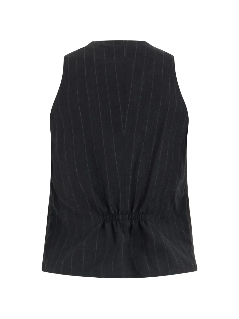 Tagliatore Gilet met krijtstreep Grijs