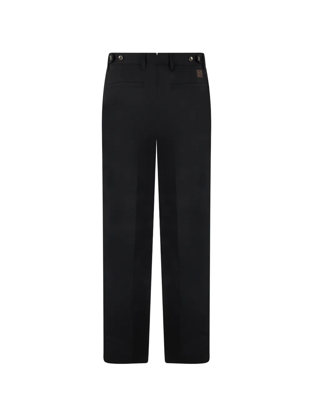 slowear Straight plooibroek Zwart