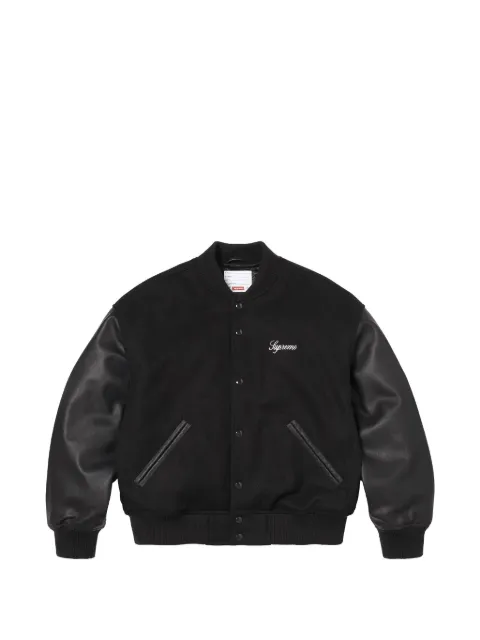 Supreme Cross Varsity bomber jacket