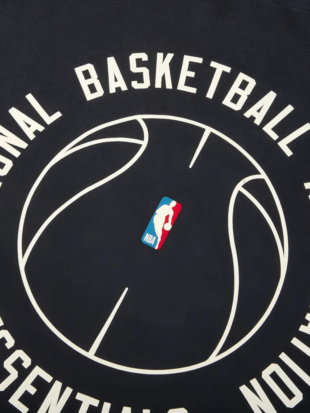 FEAR OF GOD ESSENTIALS x Barkley Hendricks T-shirt met logo-print Zwart