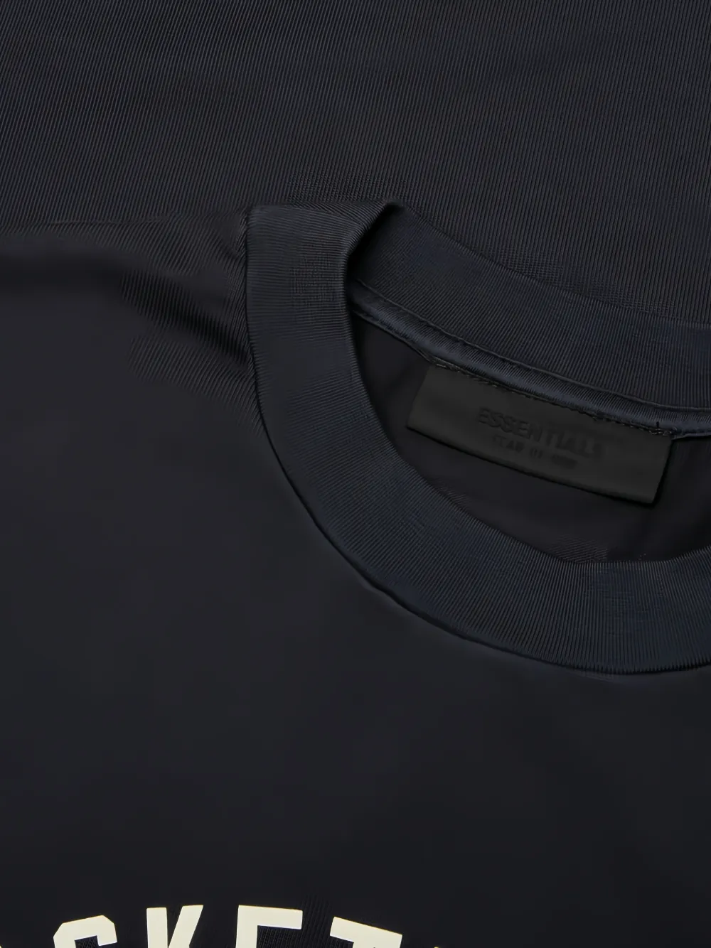 FEAR OF GOD ESSENTIALS x Barkley Hendricks T-shirt met logo-print Zwart