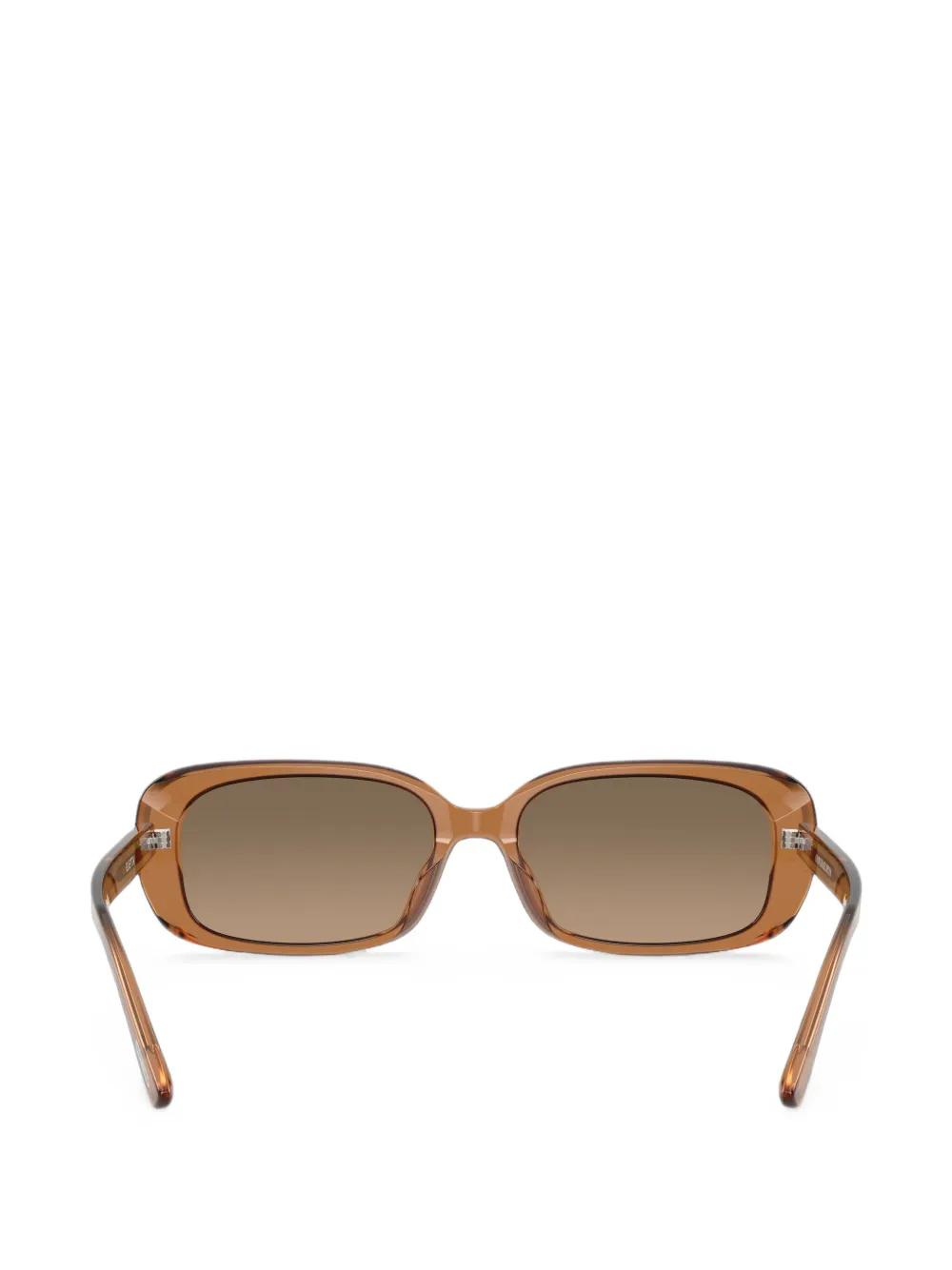 Oliver Peoples Elietta zonnebril met rechthoekig montuur Bruin