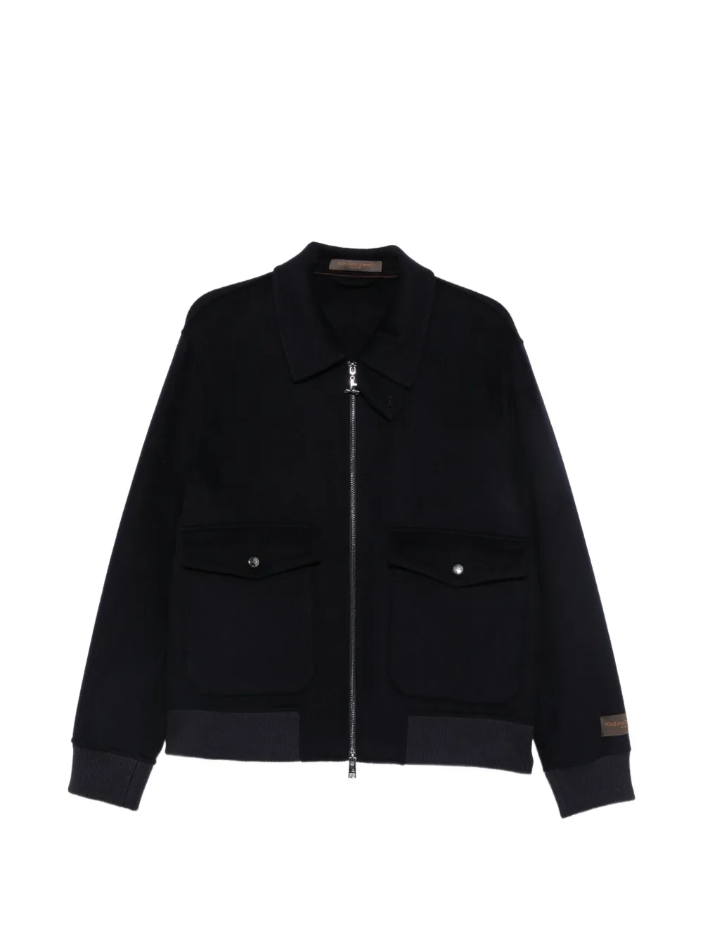 ON THE BUND zip-up flap-pocket jacket