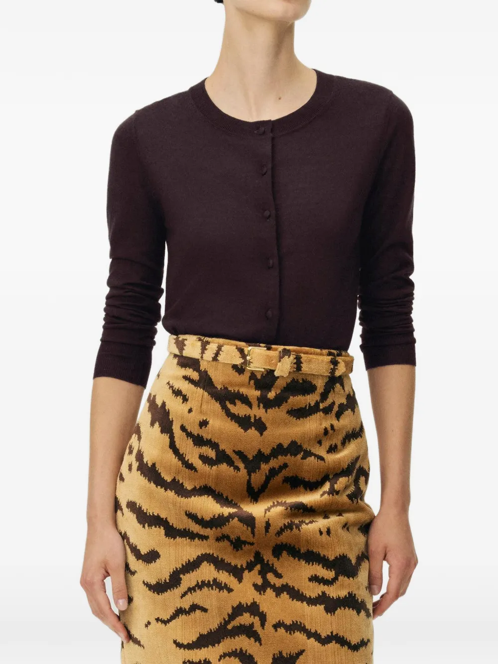 Adam Lippes Worth kasjmier vest Bruin