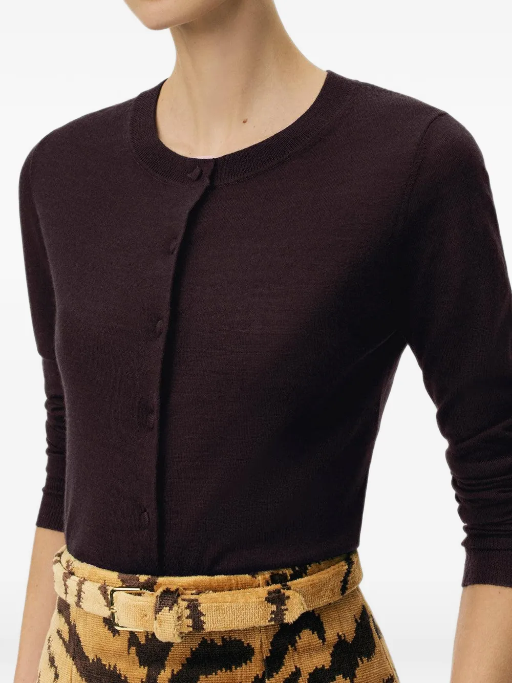 Adam Lippes Worth kasjmier vest Bruin