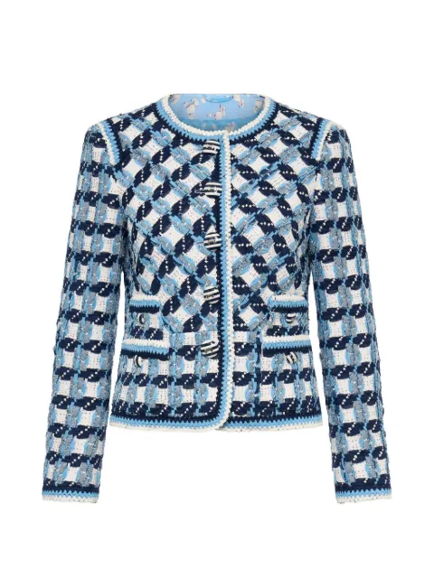 MAISON COMMON veste en tweed à rayures
