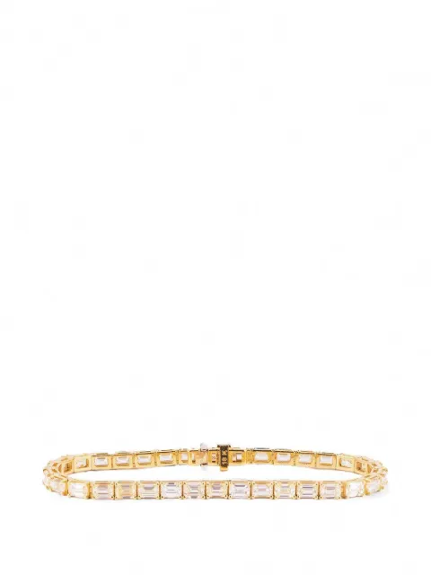 Sylva & Cie pulsera con apliques de diamantes