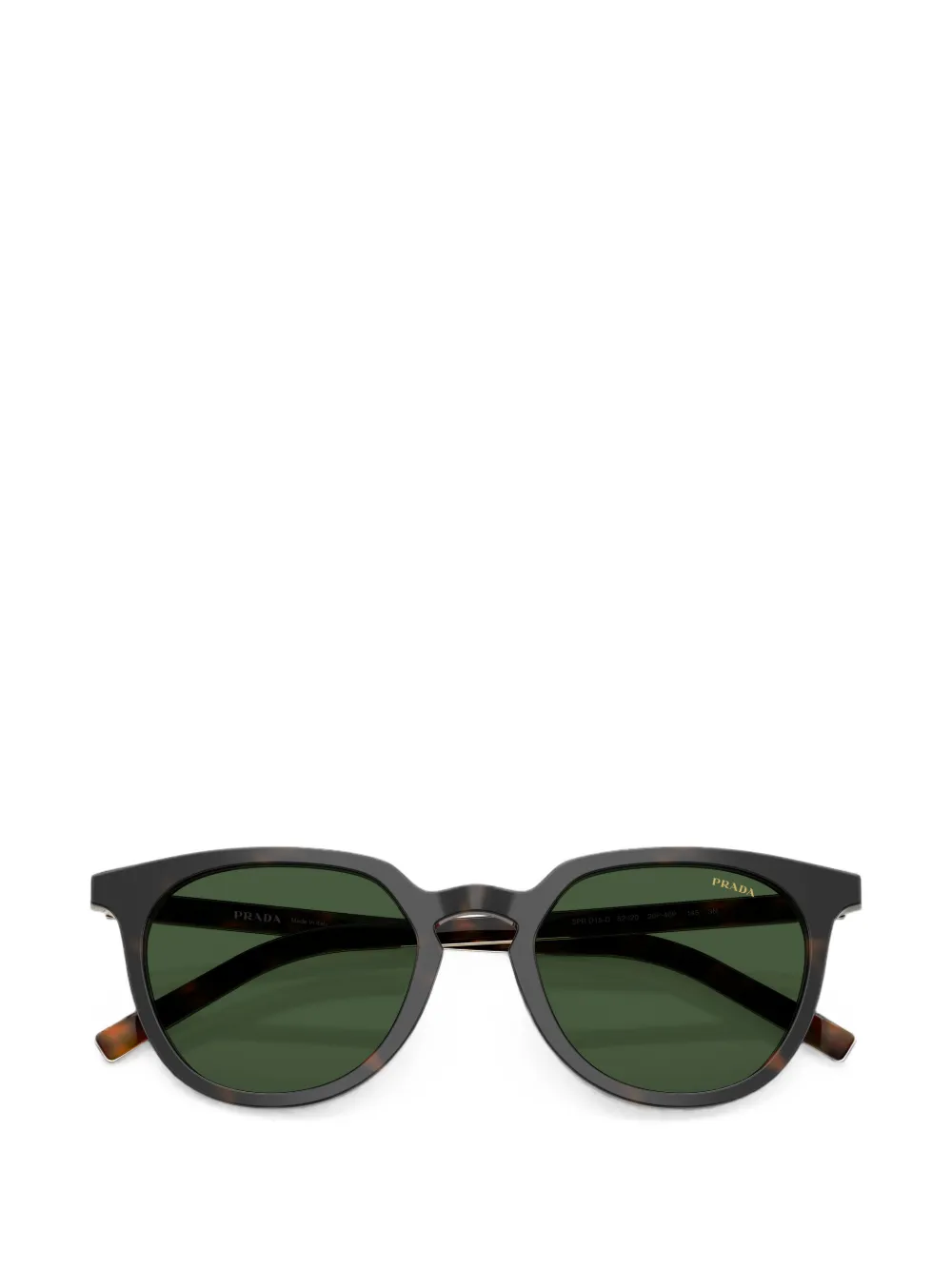Prada Eyewear Zonnebril met schildpad-effect en phantos-montuur Bruin