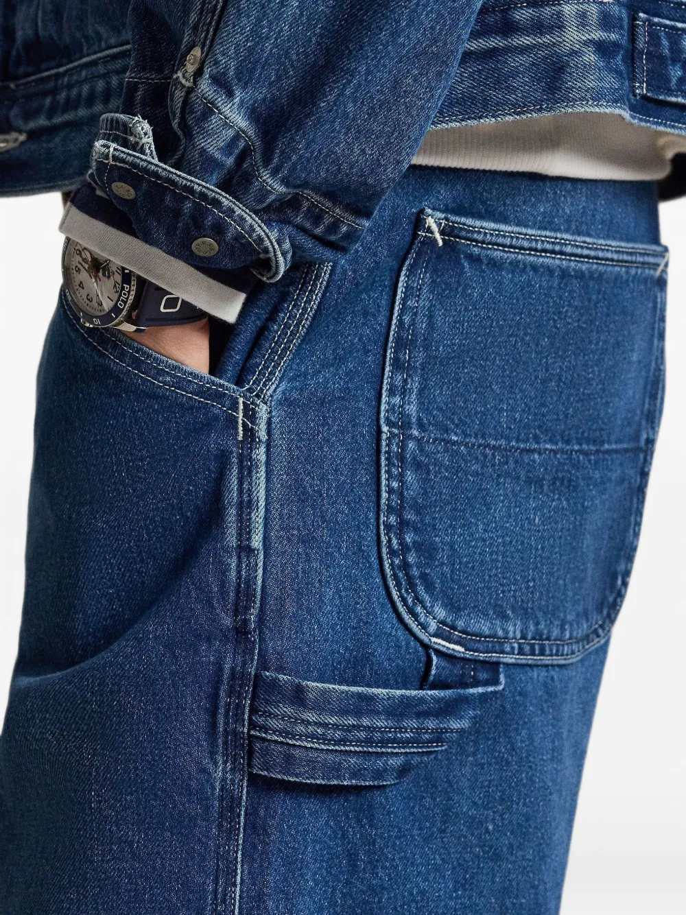 Polo Ralph Lauren Carpenter shorts met geborduurd logo Blauw
