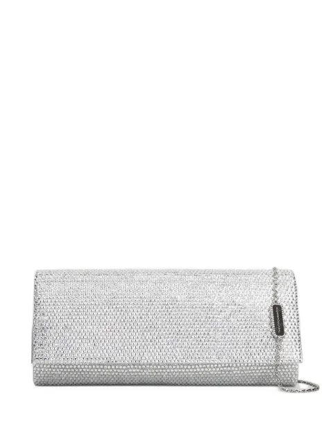 TWENTY FOURHAITCH French 75 crystal-embellished clutch bag