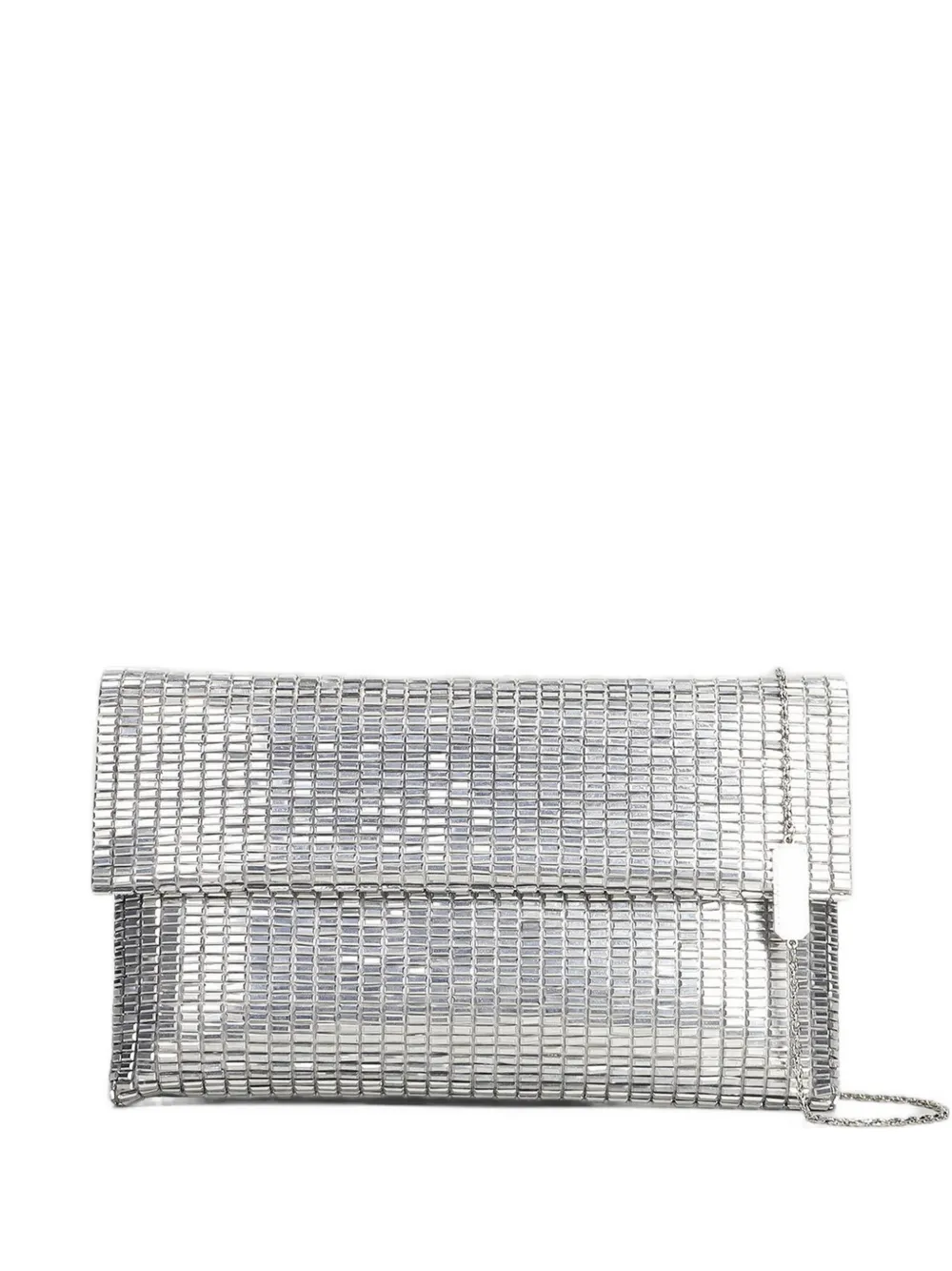 TWENTY FOURHAITCH Vegapixel clutch bag - Silber