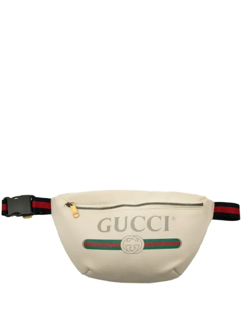 Gucci Pre-Owned 2000-2015 Grained Calfskin Logo belt bag