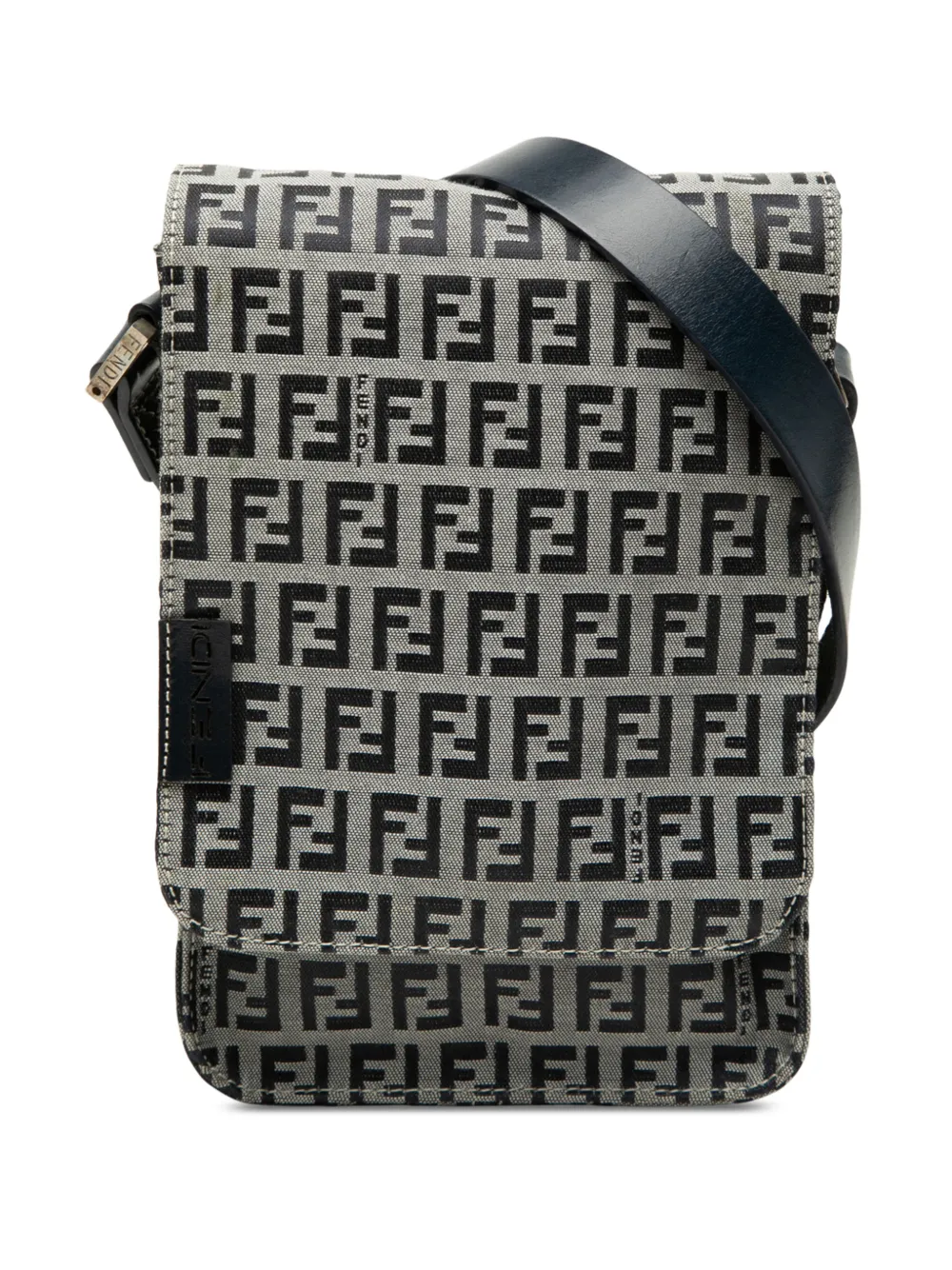 Fendi Pre-Owned 2000-2010 Zucchino Umhängetasche aus Canvas - Grau