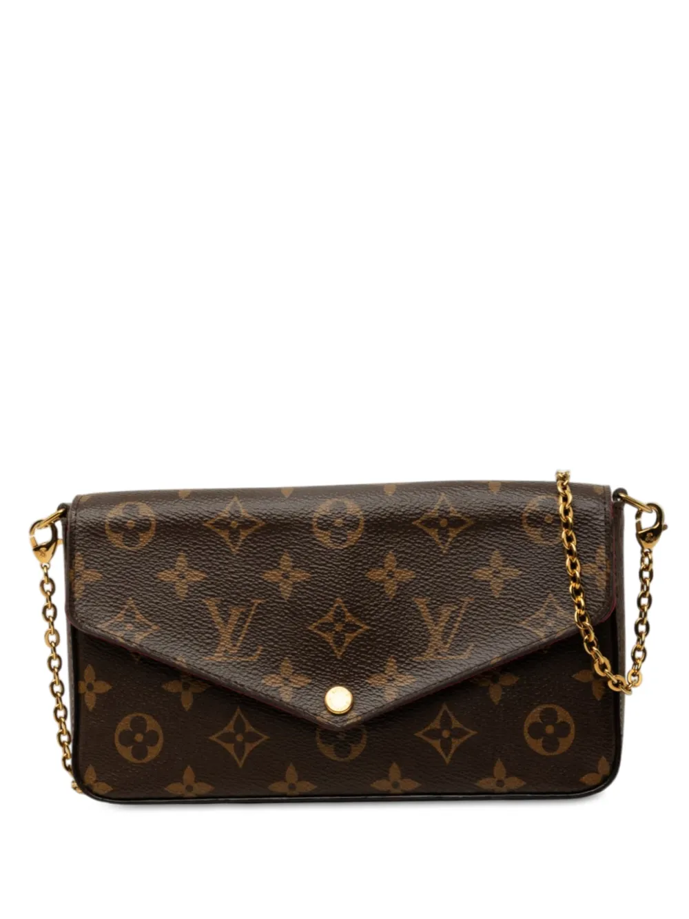 Louis Vuitton Pre-Owned 2019 Monogram Pochette Felicie crossbody bag - Marrone