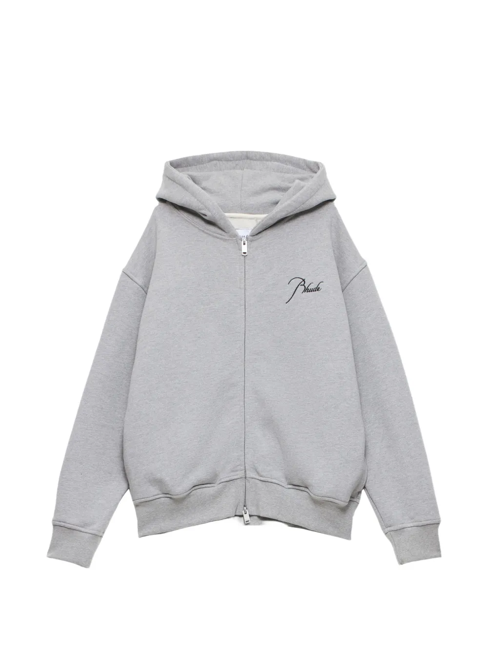 RHUDE Classique front-zip hoodie - Grigio