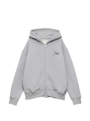 Stüssy World Tour zip-up Hoodie | Grey | FARFETCH