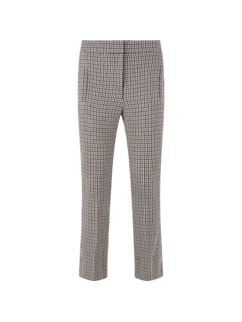 Veronica Beard houndstooth-pattern trousers