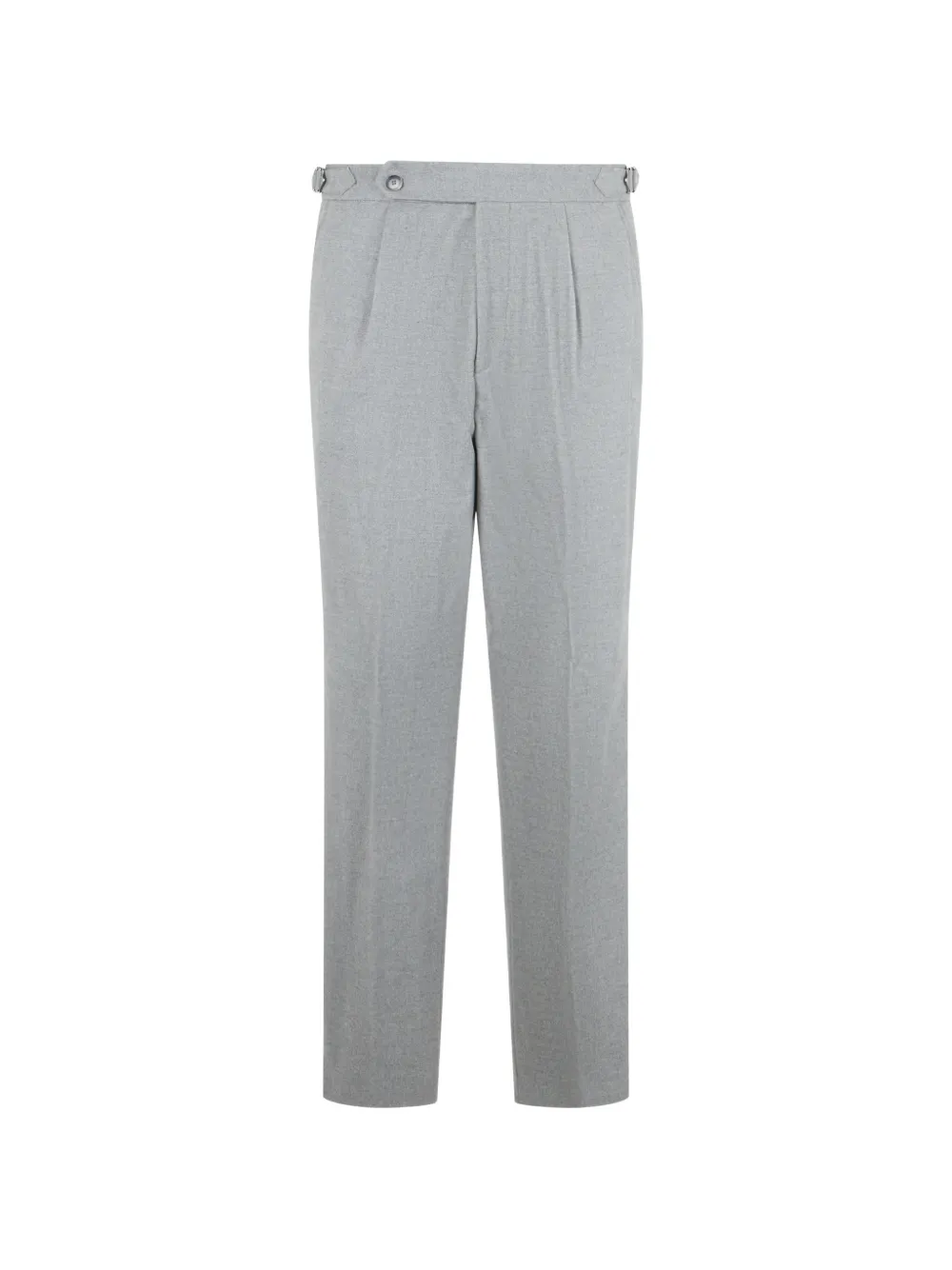BOSS patterned tapered-fit pants in italian-cotton