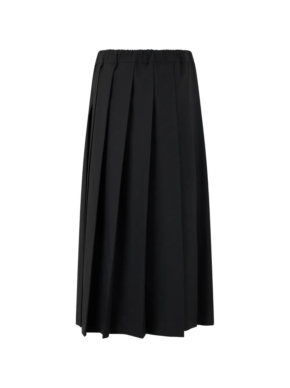 Fabiana Filippi pleated drawstring midi skirt Zwart
