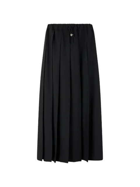 Fabiana Filippi pleated drawstring midi skirt
