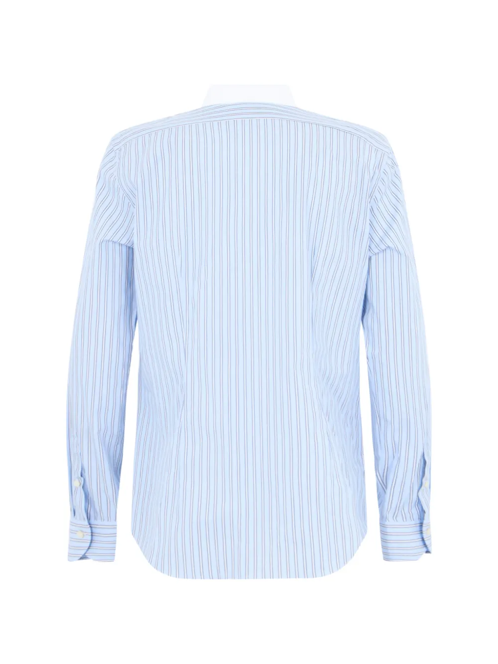 slowear striped Peter Pan collar shirt Blauw