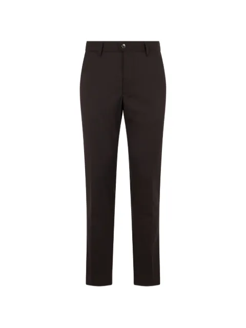 slowear straight-leg chino trousers