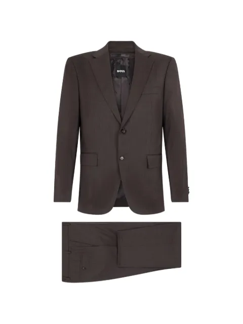 BOSS micro-patterned two-piece suit