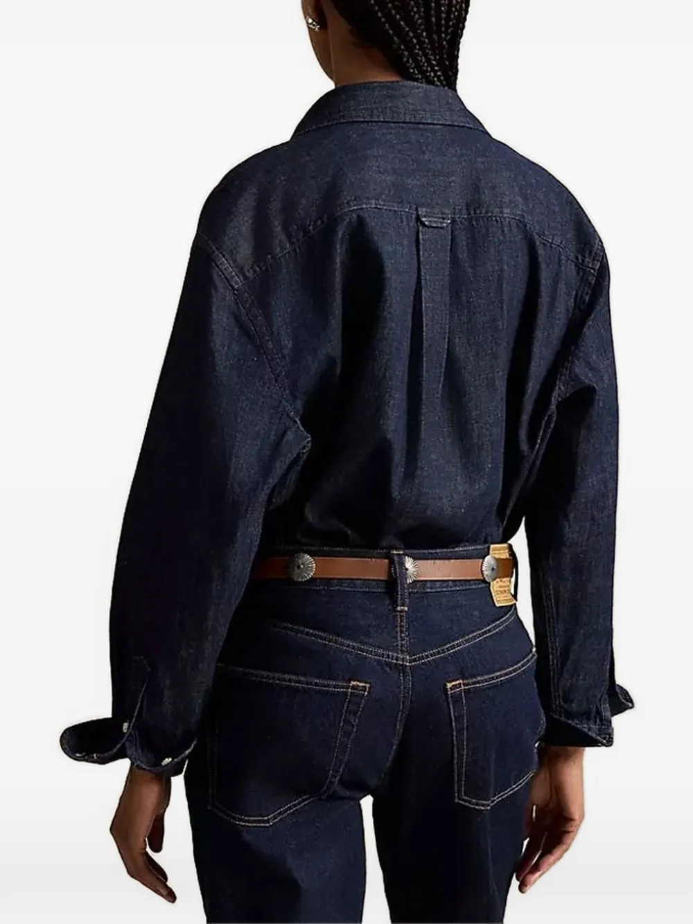 Polo Ralph Lauren Denim blouse Blauw