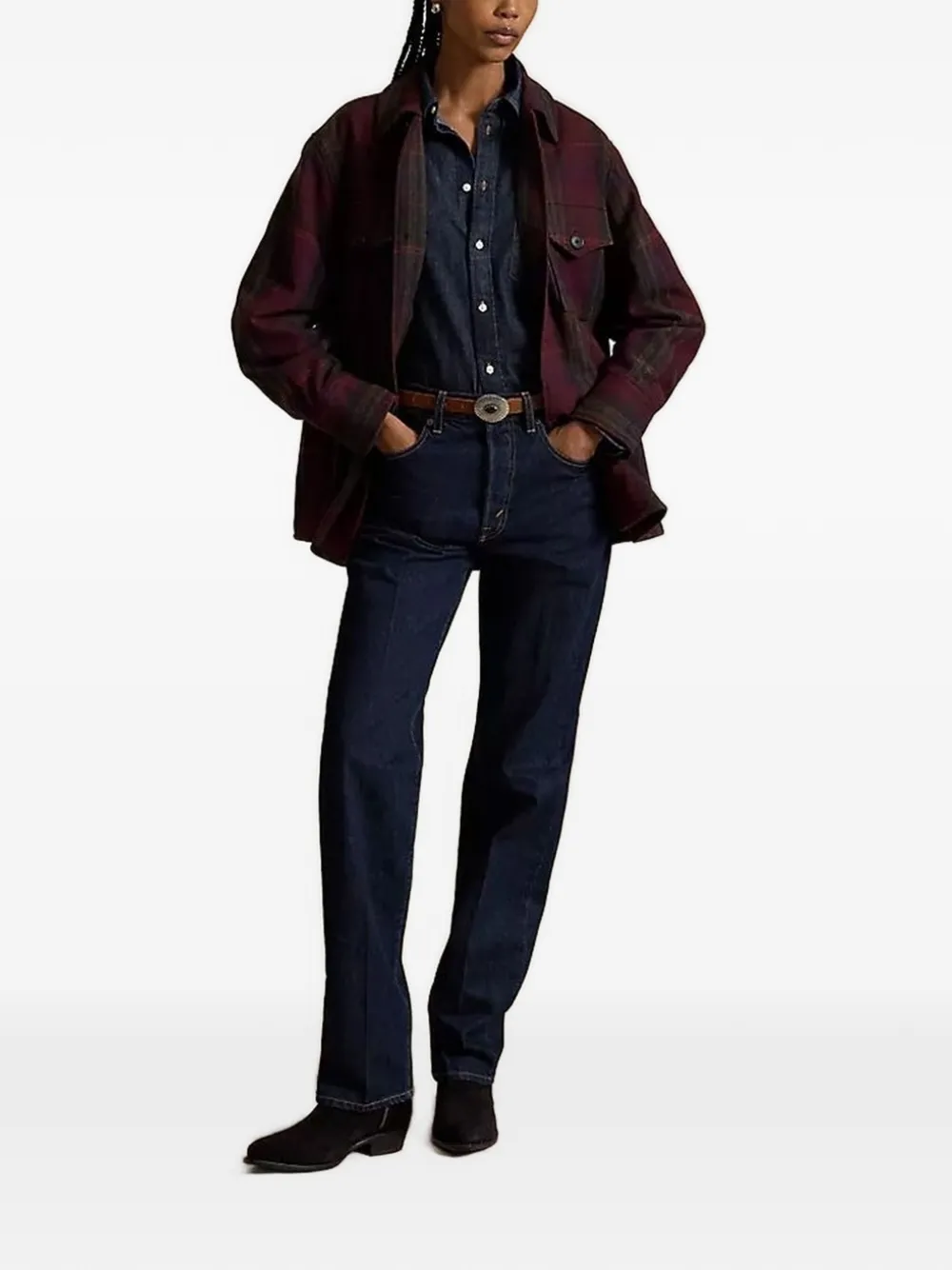 Polo Ralph Lauren Denim blouse Blauw
