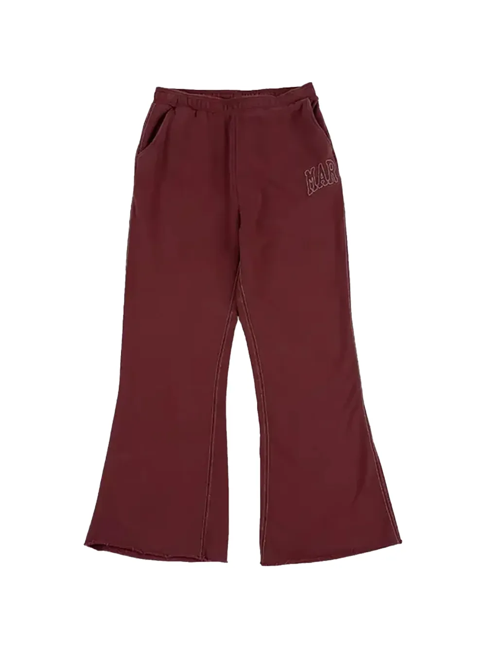 MARKET Big Stitch open-leg track pants - Rosso