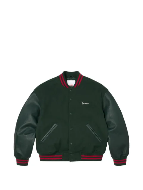 Supreme Cross varsity jacket