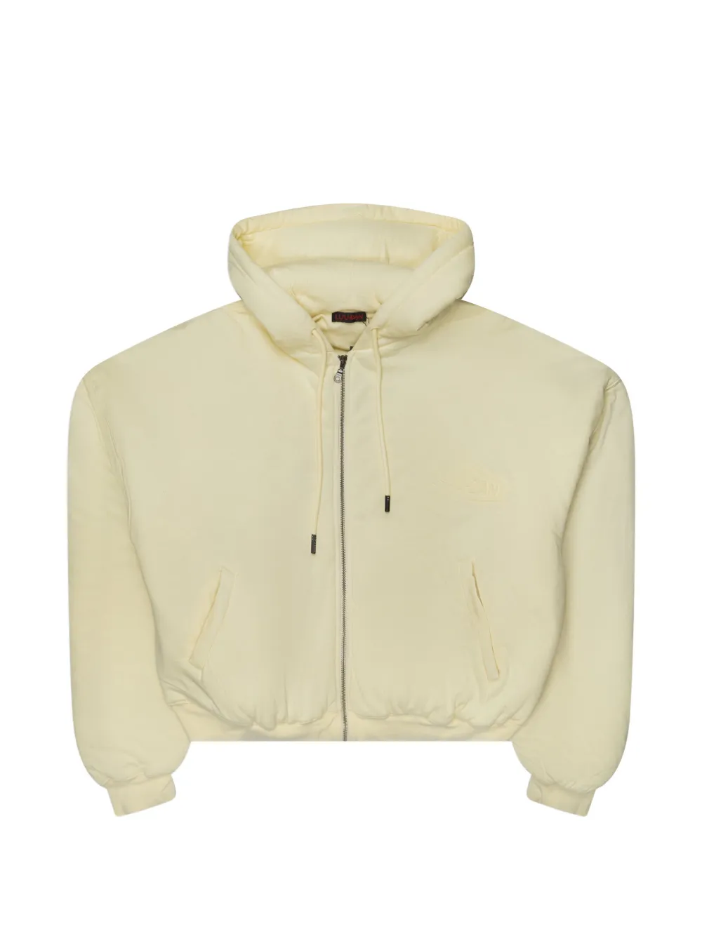 LỰU ĐẠN wadded zip-up hoodie