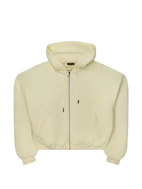 LỰU ĐẠN wadded zip-up hoodie