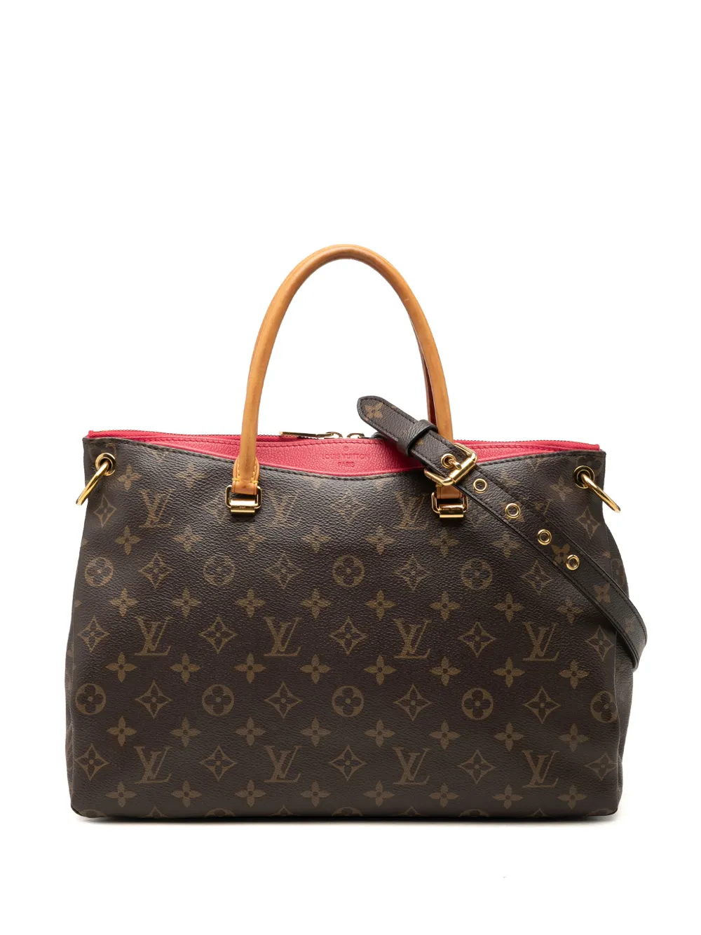Louis Vuitton Pre-Owned 2014 Monogram Pallas MM satchel - Marrone