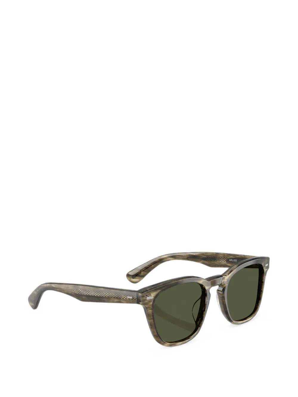 Oliver Peoples Zonnebril met vierkant montuur Bruin