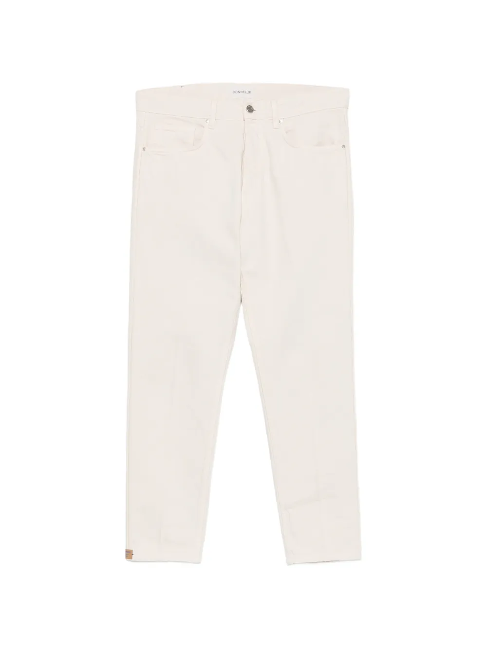 DON THE FULLER Seoul logo-patch jeans