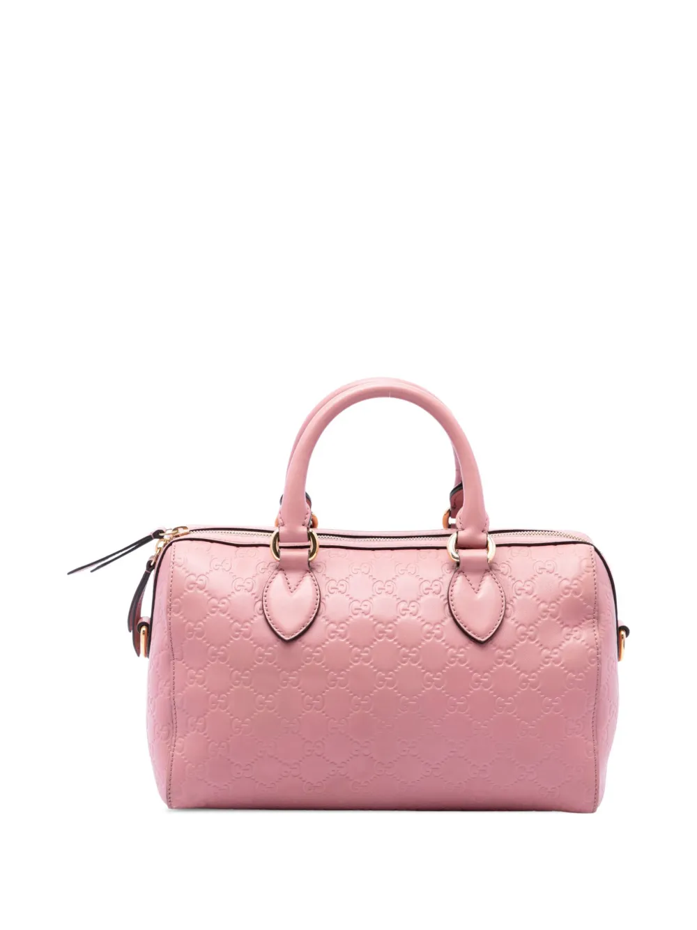 Gucci Pre-Owned 2016-2026 Guccissima Boston Bag satchel - Rosa