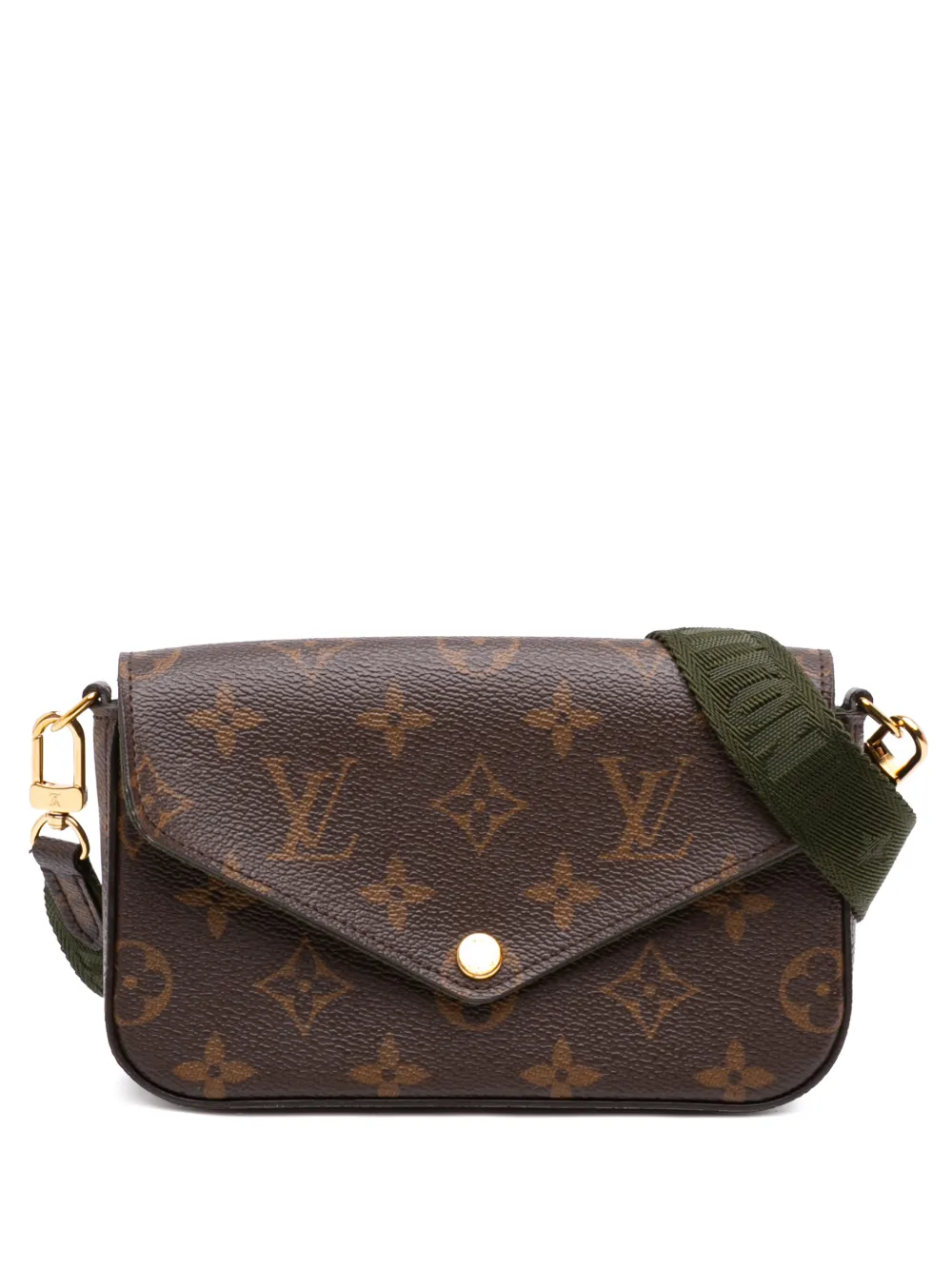 Louis Vuitton Pre-Owned 2021-2026 Monogram Felicie Strap And Go crossbody bag - Marrone