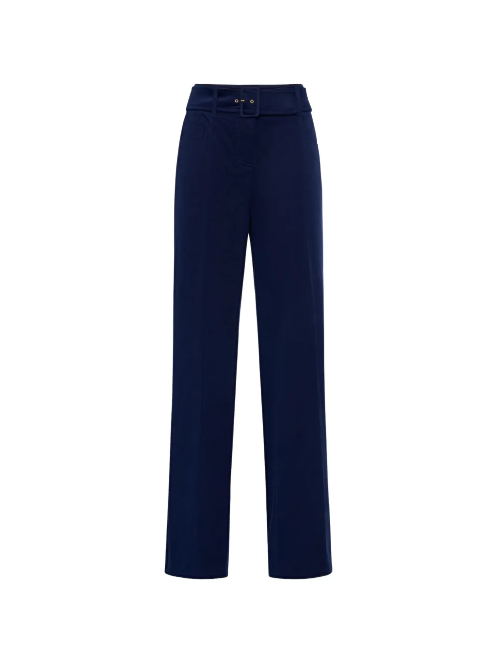 MAISON COMMON belted straight-leg trousers