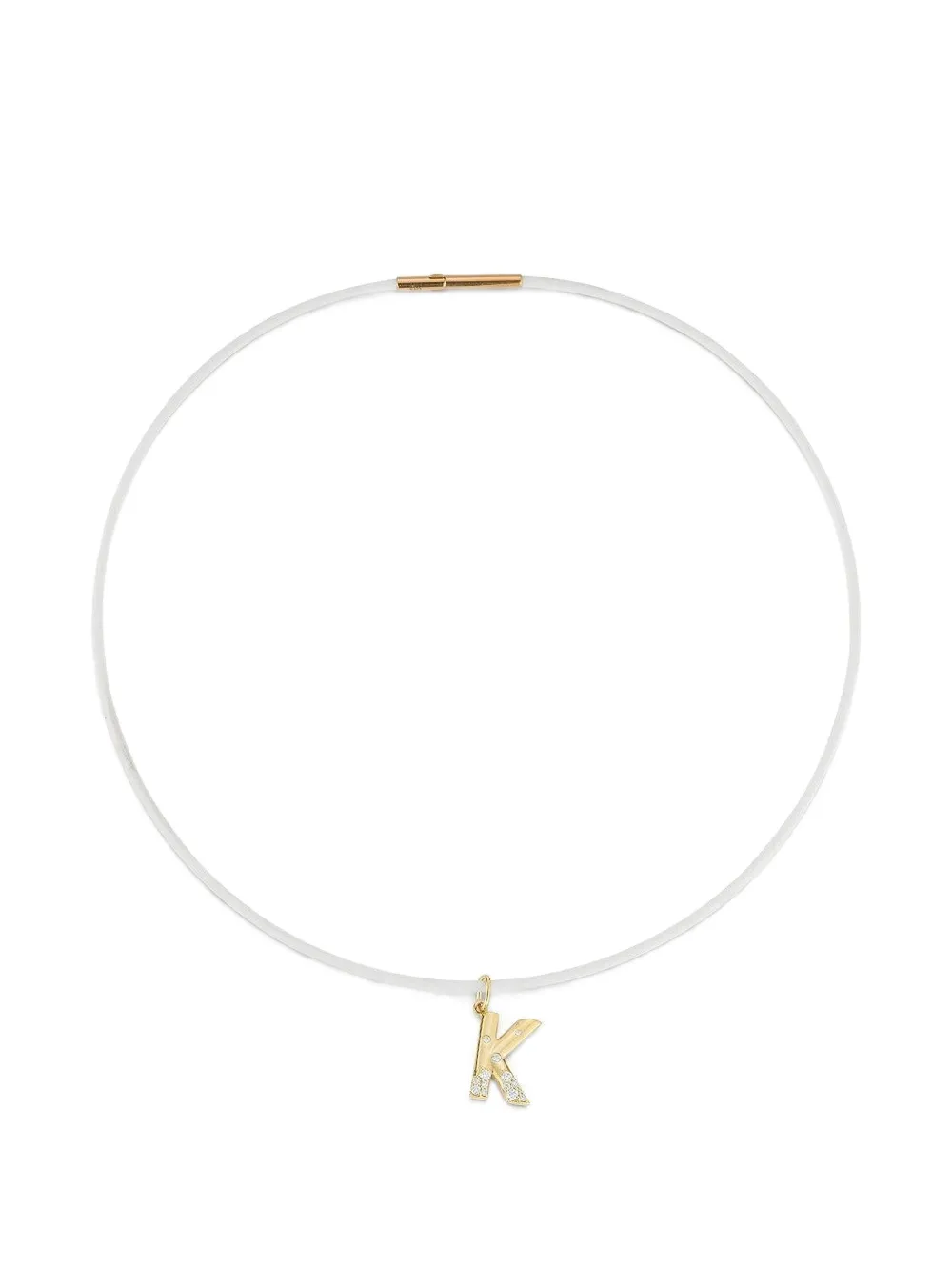 Dana Rebecca Designs Halskette mit Silikonkordel - Gold