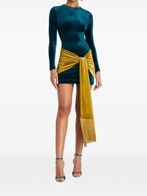 Retrofete Jackson fringed velvet dress