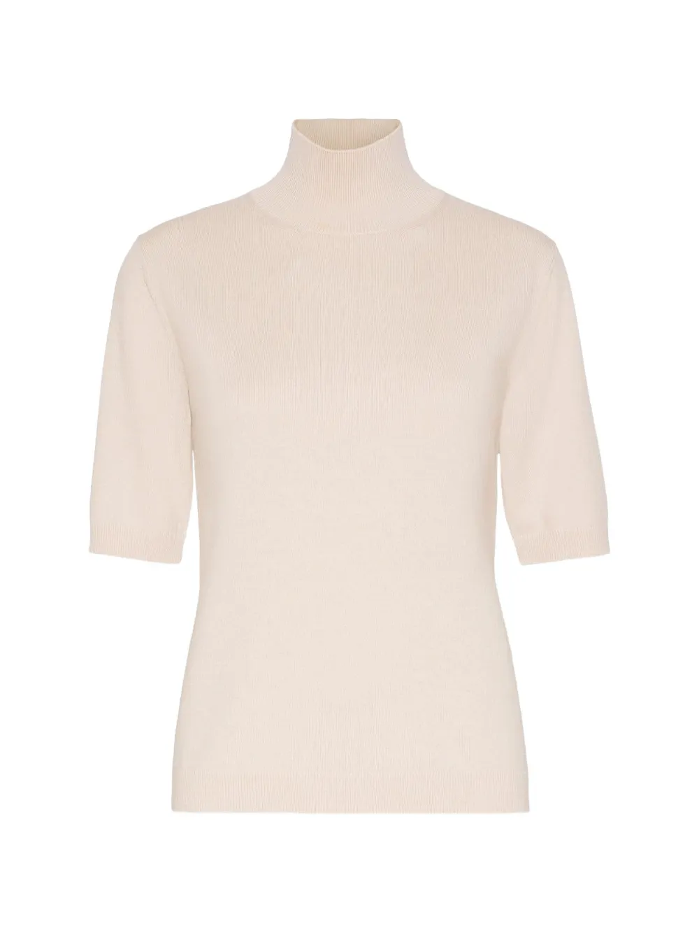 'S Max Mara mock-neck short-sleeve top
