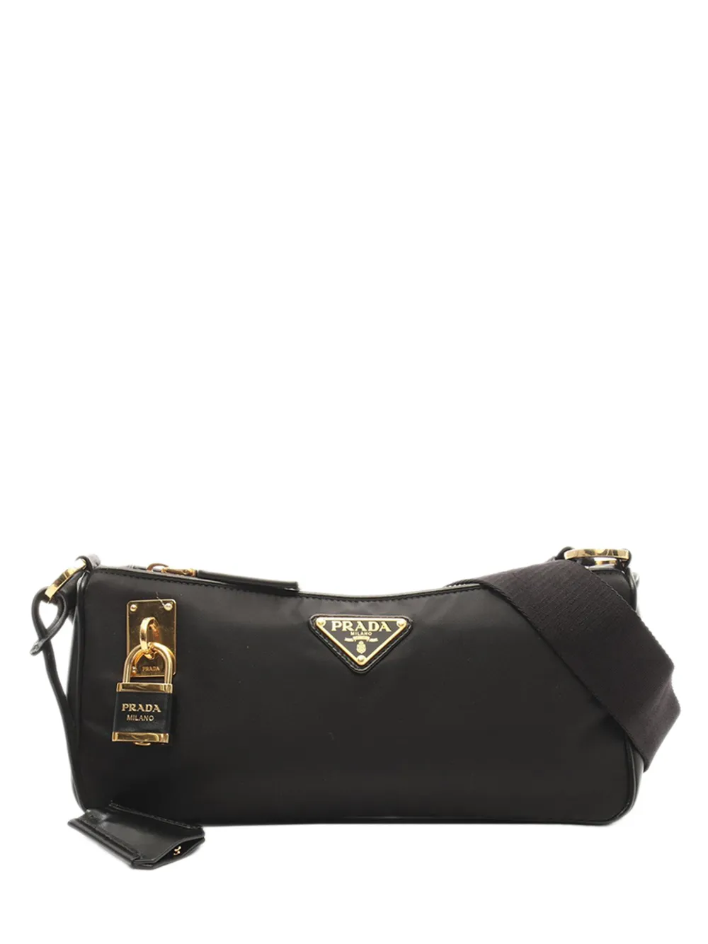 Prada Pre-Owned 2013-2026 Re-Nylon Zip Top crossbody bag - Black