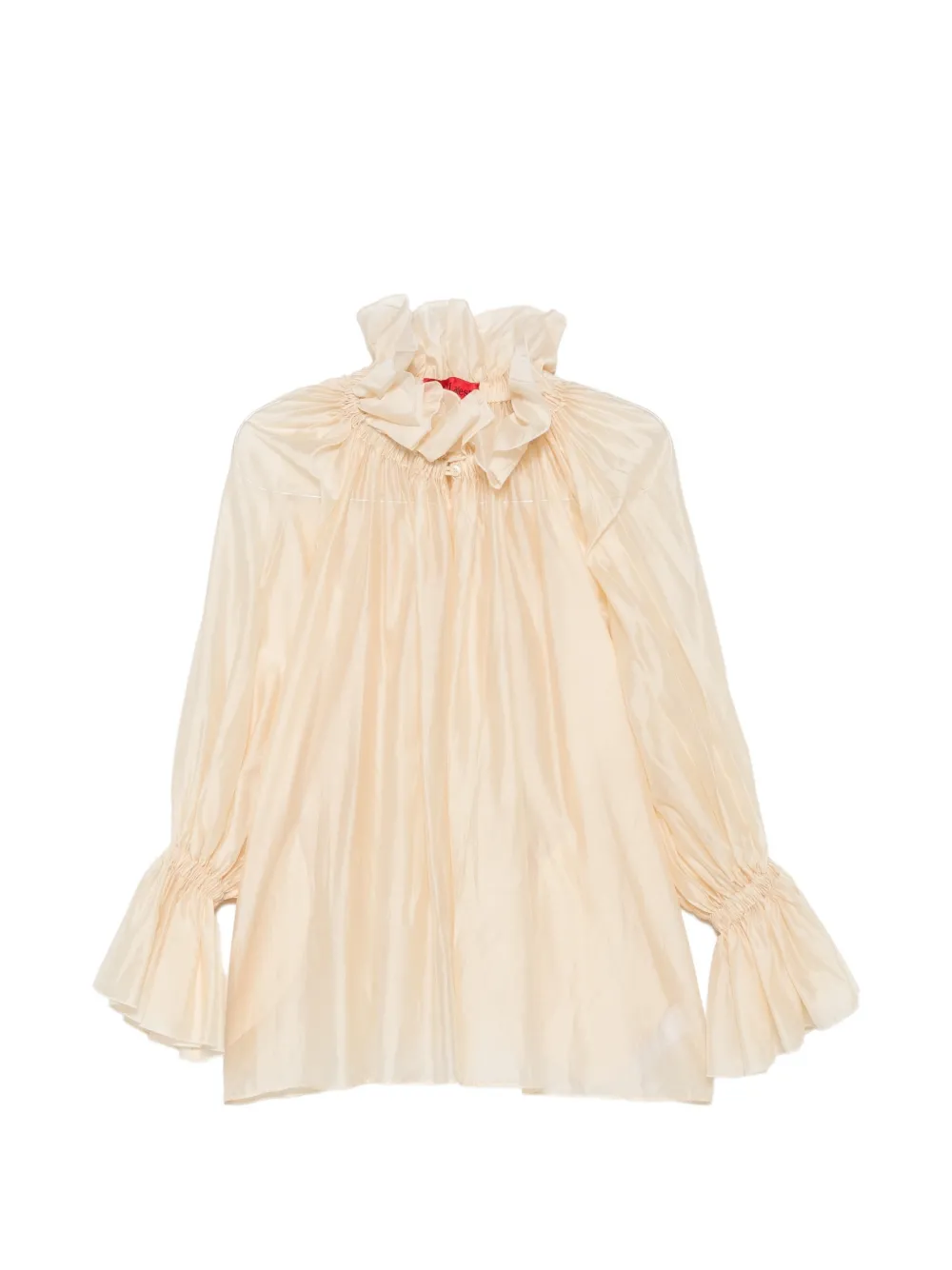 THELATEST Estelle ruffled-collar balloon-sleeve top