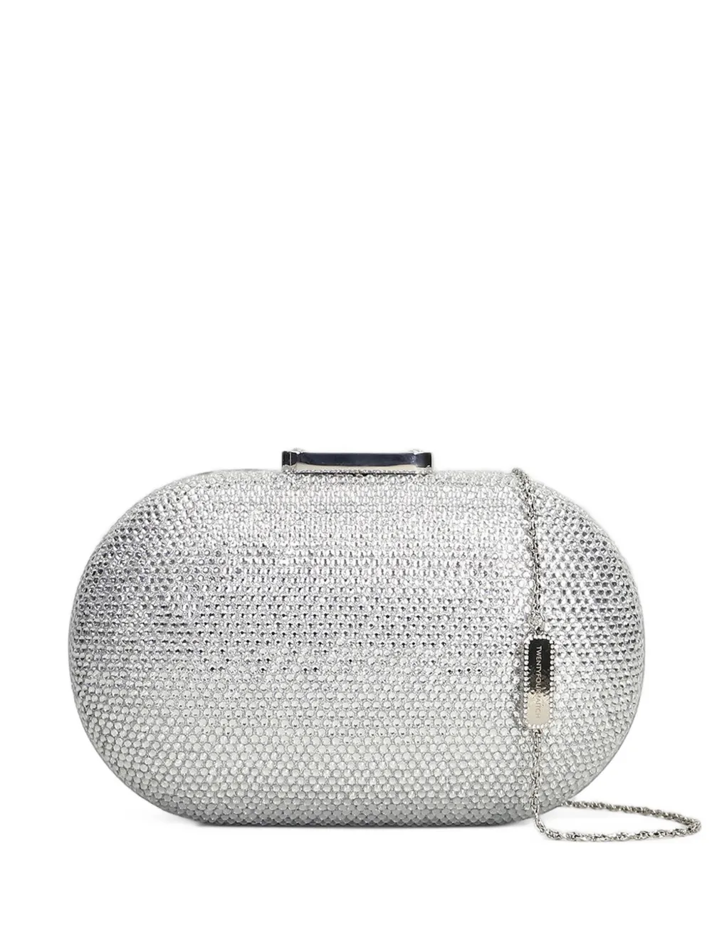 TWENTY FOURHAITCH Isidora crystal-embellished mini bag - Silber