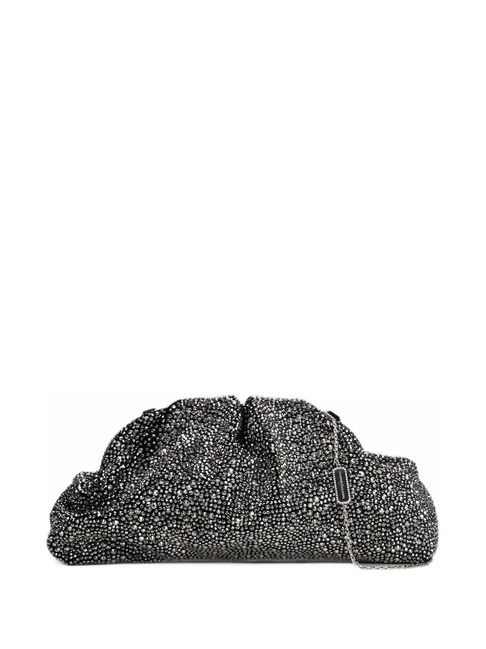 TWENTY FOURHAITCH Mirach crystal-embellished clutch bag - Silber