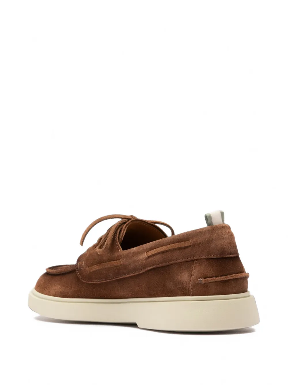 Officine Creative Bones 013 lace-up boat shoes Bruin